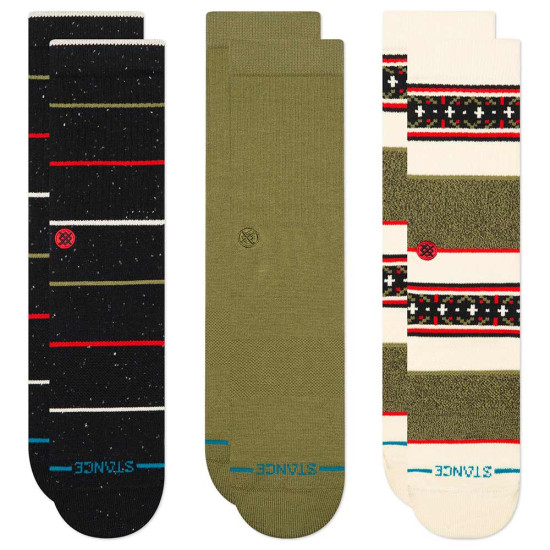 Stance Κάλτσες Greetings Crew Socks 3 pairs